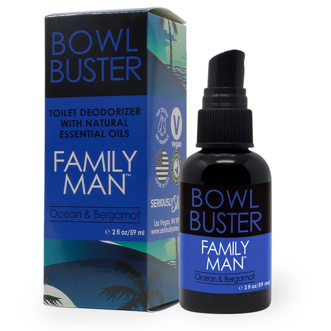 Bowl Buster Toilet Spray- Ocean & Bergamot Scent