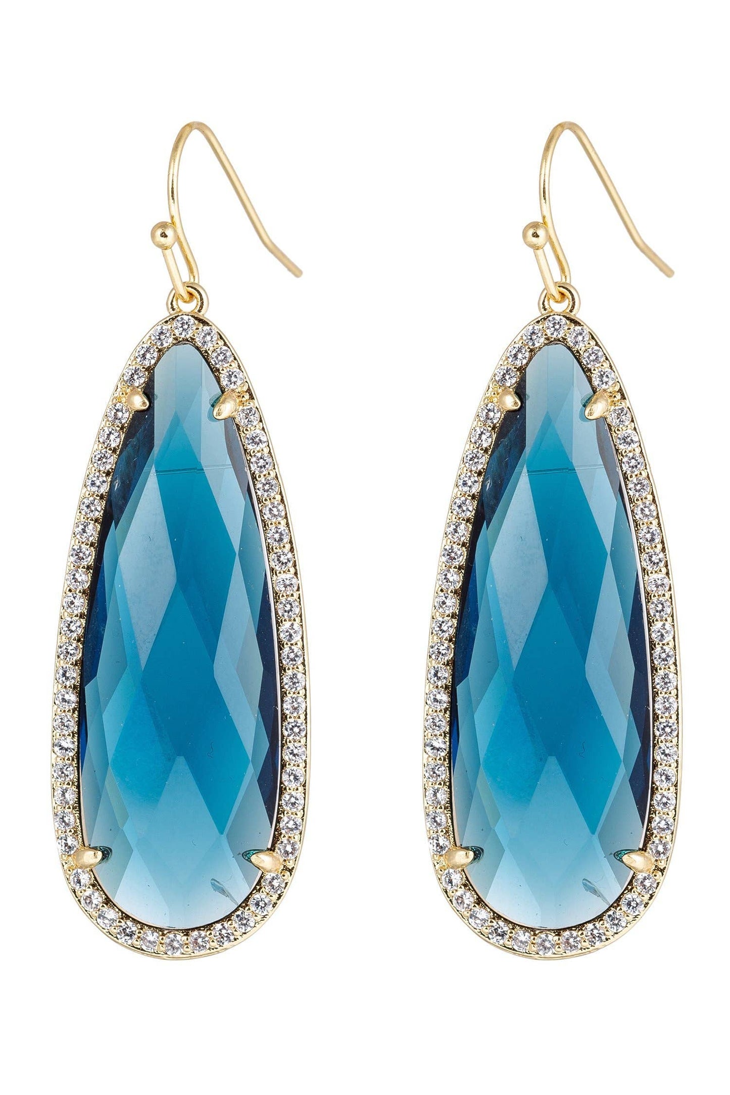 Limited Edition Blue Crystal Matias Earrings
